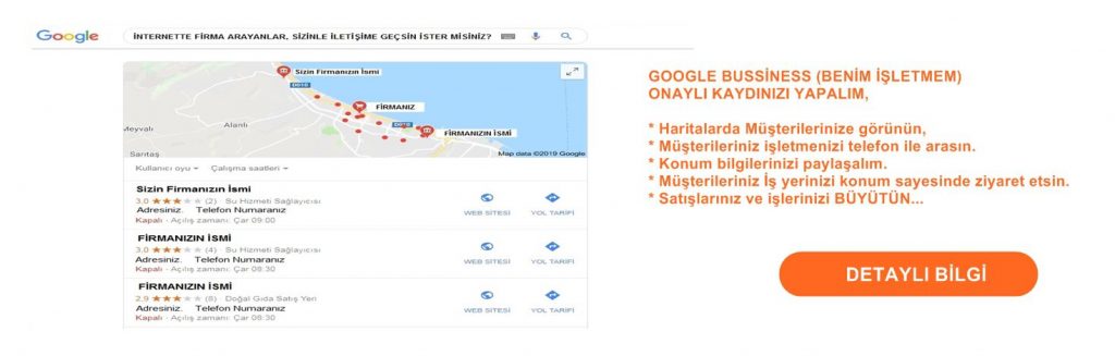 Google Bussiness (Benim İşletmem) Onaylı Haritalara Kayıt