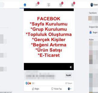 Facebook Sayfası, Grup, Topluluk, Satış Sayfası Kurulumu ve Gerçek Kişi Beğeni Artırma